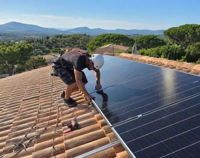 Installateur panneaux solaires Lugan — pose photovoltaïque sur toiture
